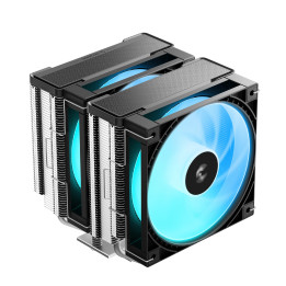 Охладител за процесор DeepCool AG620 G2, Двойна кула, ARGB, LGA1851/AM5 - R-AG620-BKAMMG2-G - 1