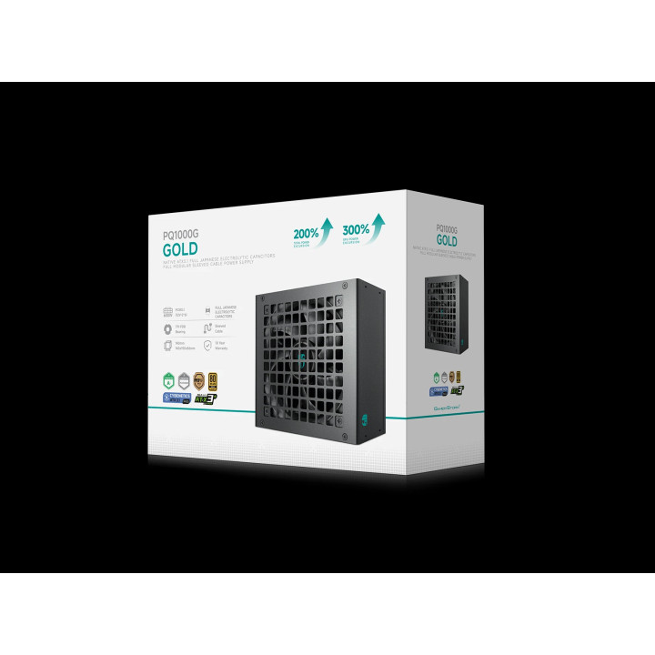 Модулно захранване DeepCool PQ1000G, 1000W ATX 3.1 80PLUS Gold - R-PQA00G-FD1B-JGEU-V1 - 9