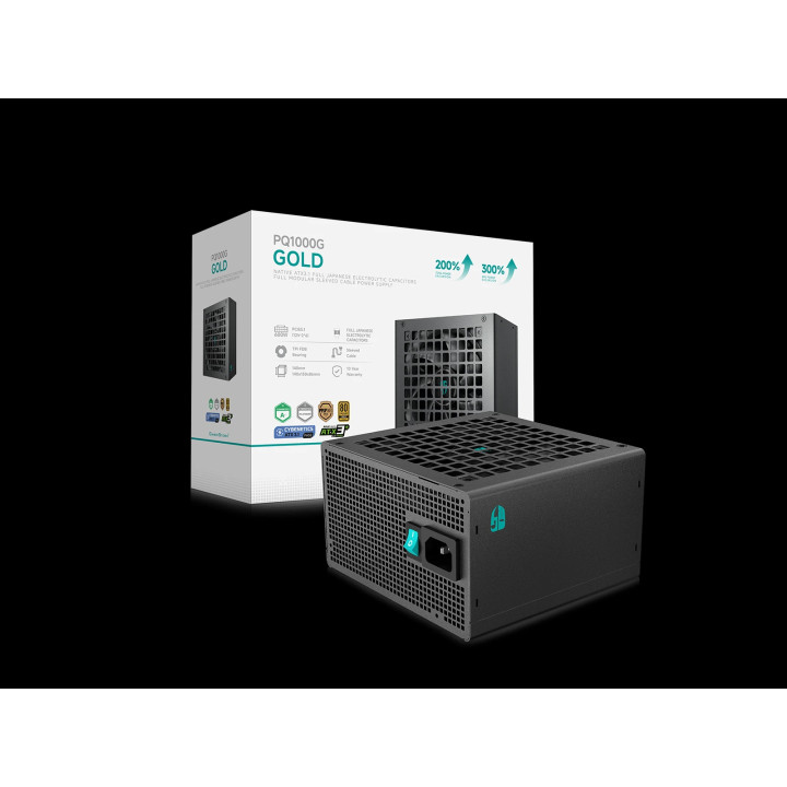 Модулно захранване DeepCool PQ1000G, 1000W ATX 3.1 80PLUS Gold - R-PQA00G-FD1B-JGEU-V1 - 10