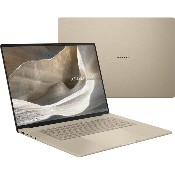 Лаптоп ASUS Zenbook A16 UX3607OA-SQ485W, 16" 3K OLED, Qualcomm Snapdragon X2, 48GB LPDDR5, 512GB SSD, Windows 11 Home - 90NB17W1