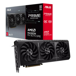 Видео карта ASUS  Prime Radeon RX 9070 GRE EVO OC Edition 12GB GDDR618Gbps, PRIME-RX9070GRE-O12G - 90YV0PP0-M0NA00 - 1