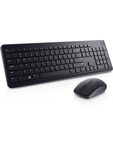 Безжичен комплект клавиатура и мишка Dell KM3322W, US (QWERTY) - 580-AKFZ