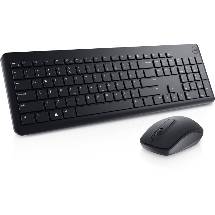 Безжичен комплект клавиатура и мишка Dell KM3322W, US (QWERTY) - 580-AKFZ