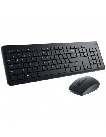 Безжичен комплект клавиатура и мишка Dell KM3322W, БДС (QWERTY) - 580-AKGF