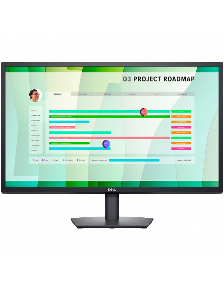 Монитор Dell E2723H, 27" FHD 60Hz AG, VA LED, 8ms GtG, Wide Viewing Angle, VGA, DP