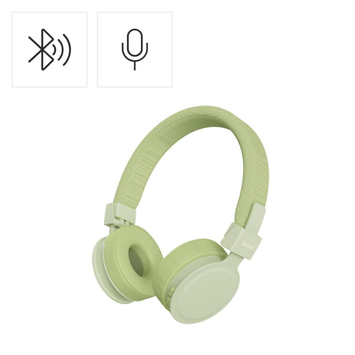 Bluetooth слушалки HAMA Freedom Lit III, On-Ear, Bluetooth 5.4, зелен - HAMA-221769 - 4
