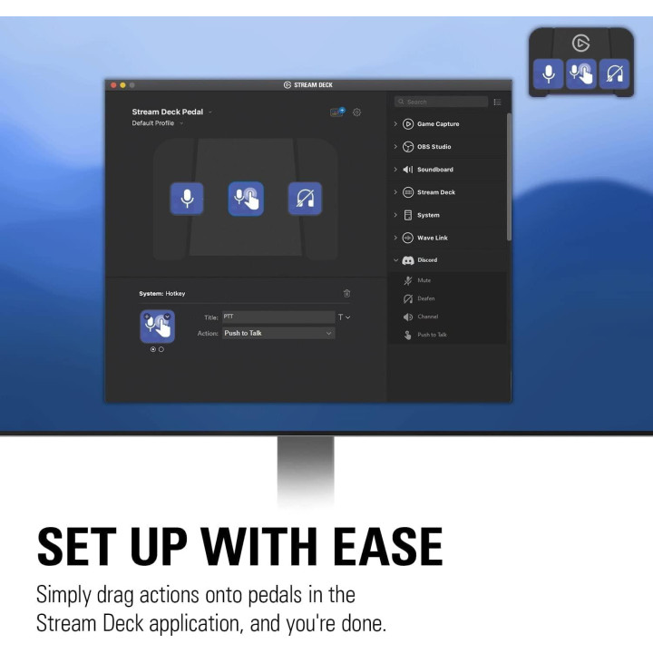 Контролер Elgato Stream Deck Pedal - 10GBF9901 - 7