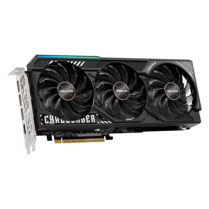 Видео карта ASROCK RX 9070 XT Challenger, 16GB GDDR6 256-bit 20Gbps - RX9070XT CL 16G - 3