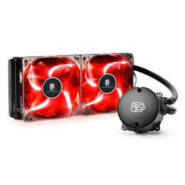 Водно охлаждане за процесор DeepCool Maelstrom 240Т с червена подсветка