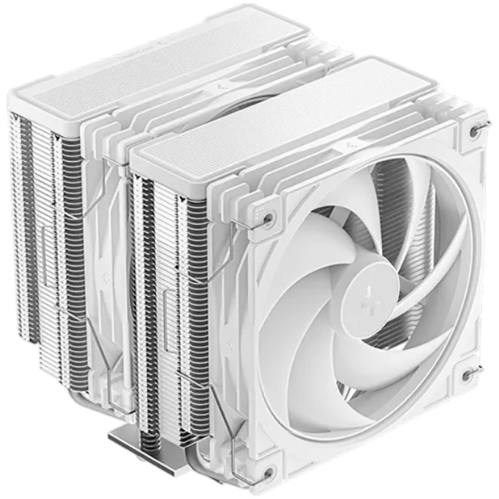 Охладител за процесор DeepCool AG620 G2 WH, Въздушно охлаждане, 2x120mm вентилатора, TDP 270W, бял - R-AG620-WHNPMG2-G - 2