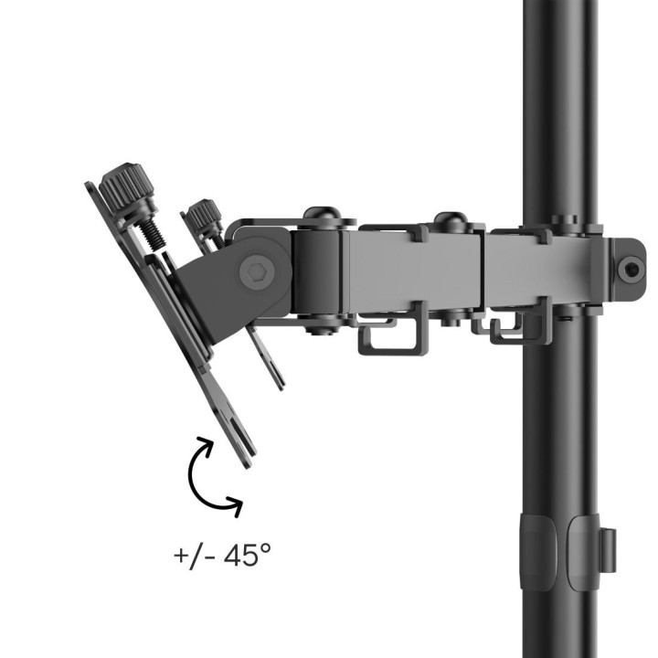 Стойка за монитор HAMA, 2x монитори, 13"-35", VESA 75x75/100x100, до 24kg - HAMA-220903 - 5