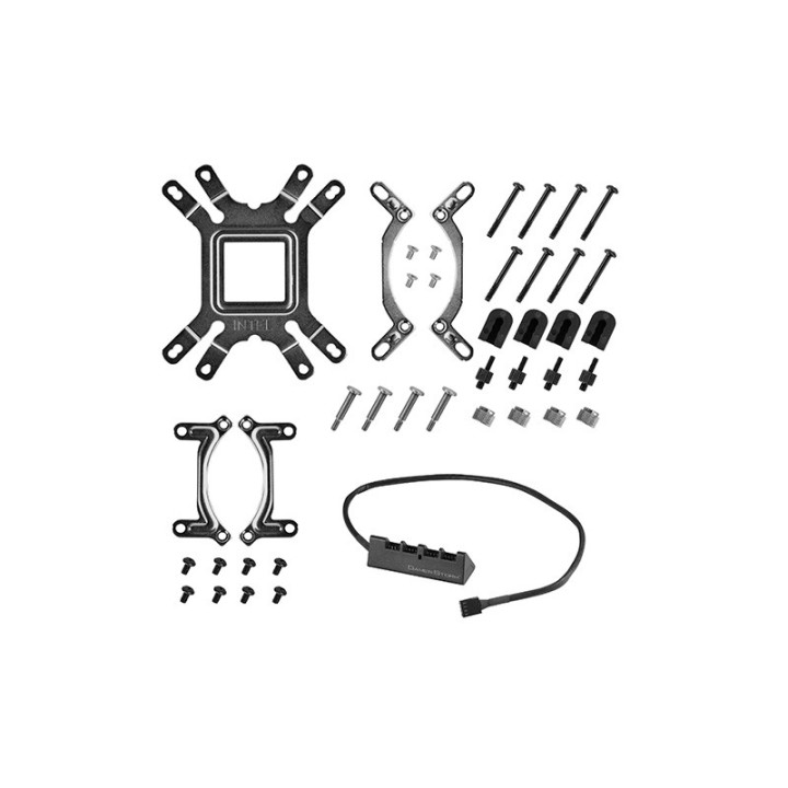 Водно охлаждане за процесор DeepCool Maelstrom 240Т с червена подсветка