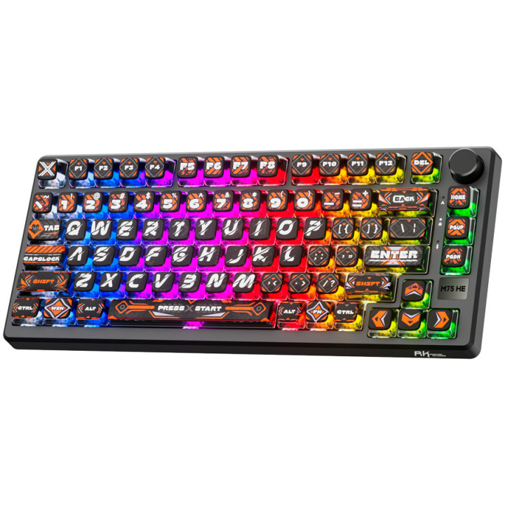 Механична геймърска клавиатура ROYAL KLUDGE RKM75 HE Hephaestus, Mint Switch - RK-M75HE-HEPHST-MINTSW-US - 12
