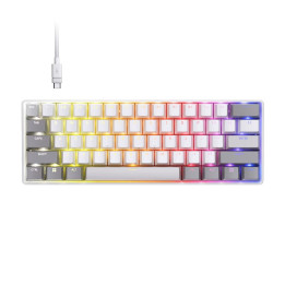 Kомпактна професионална механична геймърска клавиатура Corsair Clipper Pro Mini, 60 ядра, Бял - CH-979111J-NA - 1