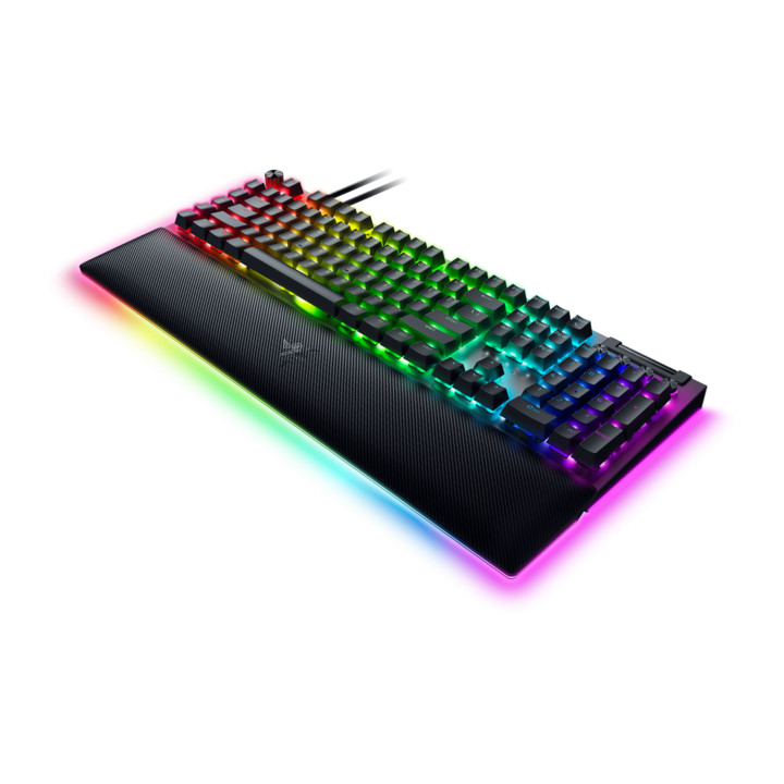 Механична геймърска клавиатура Razer BlackWidow V4 Pro, Green Switch, RGB Chroma - RZ03-04680100-R3M1