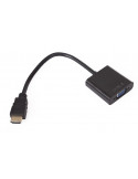 Адаптер Vcom HDMI M to VGA F - CG591-B-0.15m