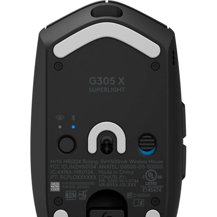 Безжична геймърска мишка Logitech G305 X Superlight, Черен - 910-007739 - 4