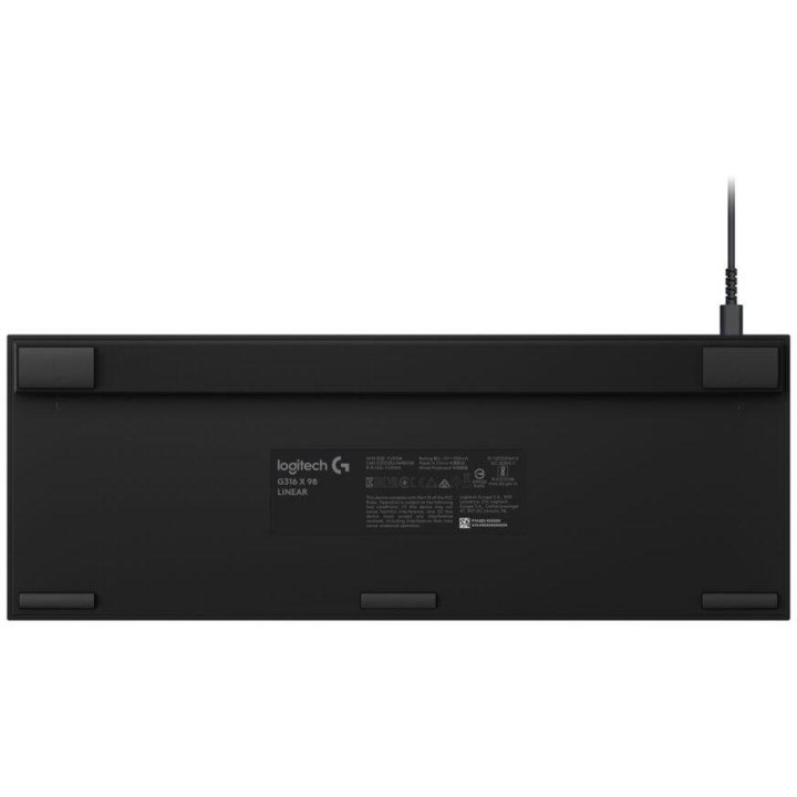  Геймърска механична клавиатура Logitech G316 X 98 - Hot-Swappable Tactile Switch, Black - 920-014195 - 5