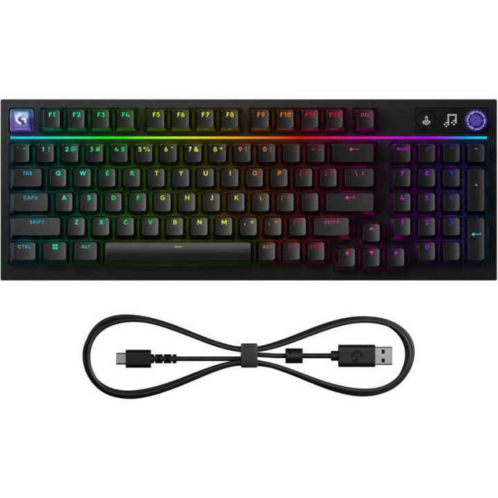  Геймърска механична клавиатура Logitech G316 X 98 - Hot-Swappable Tactile Switch, Black - 920-014195 - 6