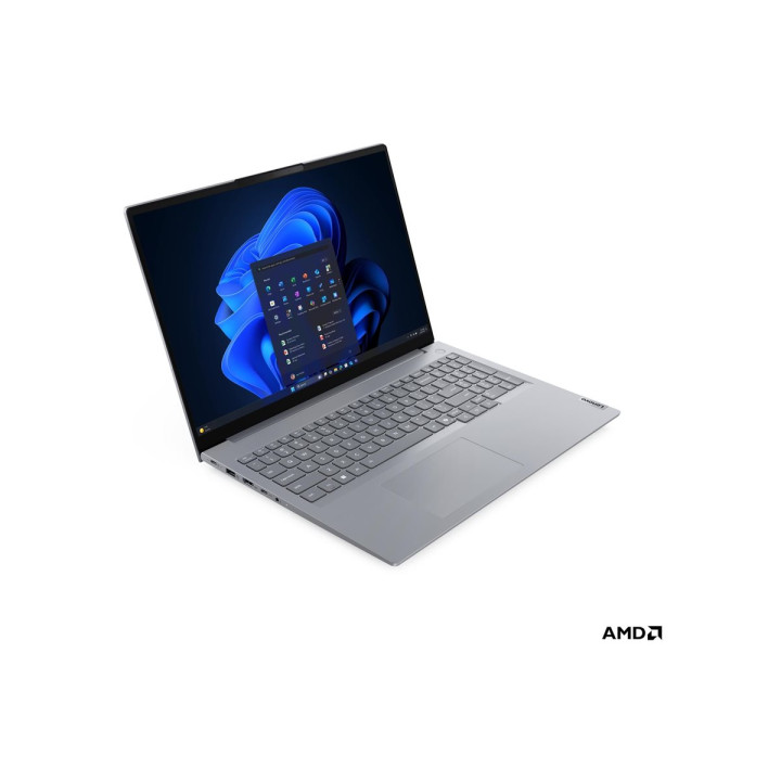 Лаптоп LENOVO ThinkBook 16 G9 AHP, 16" WUXGA 60Hz, AMD Ryzen 7 250 3.3GHz, 16GB DDR5, 512GB SSD, Windows 11 Pro - 21UT000UBM - 2