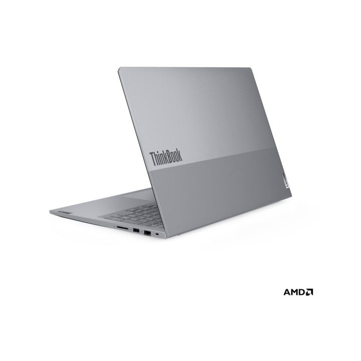 Лаптоп LENOVO ThinkBook 16 G9 AHP, 16" WUXGA 60Hz, AMD Ryzen 7 250 3.3GHz, 16GB DDR5, 512GB SSD, Windows 11 Pro - 21UT000UBM - 5