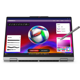 Лаптоп Lenovo IdeaPad 5 2-in-1 15AGP11, 15.3" WUXGA Touch, AMD Ryzen 5 230, 16GB DDR5, 512GB SSD, Windows 11 Home - 83UN001LBM -