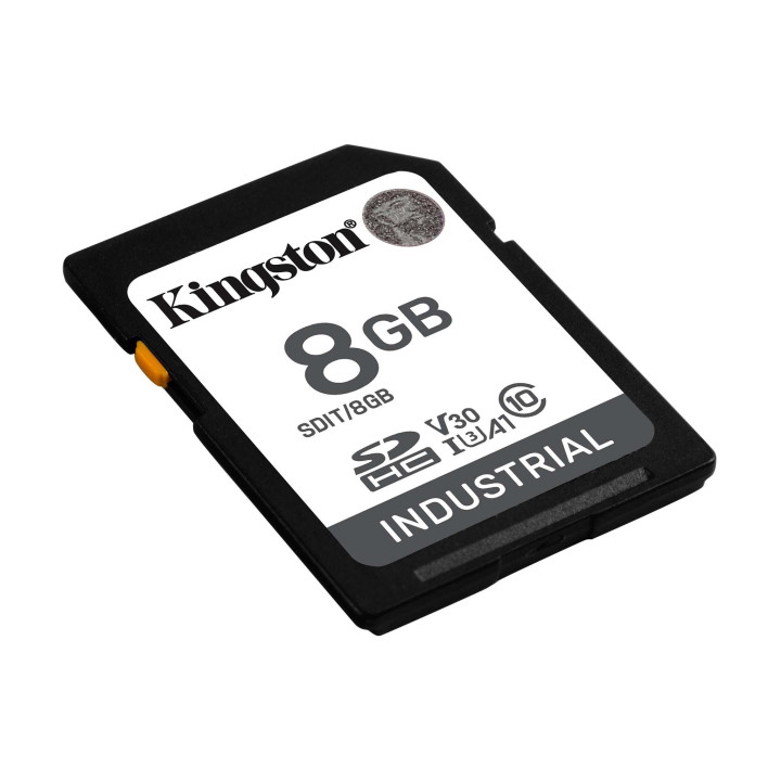 SD карта Kingston Industrial, 8GB SDHC Class 10 U3 V30 UHS-I A1 - SDIT/8GB - 2