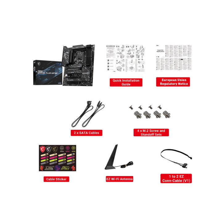 Дънна платка MSI Z890 GAMING PLUS WIFI6E, LGA 1851, DDR5 до 9200MHz - 7