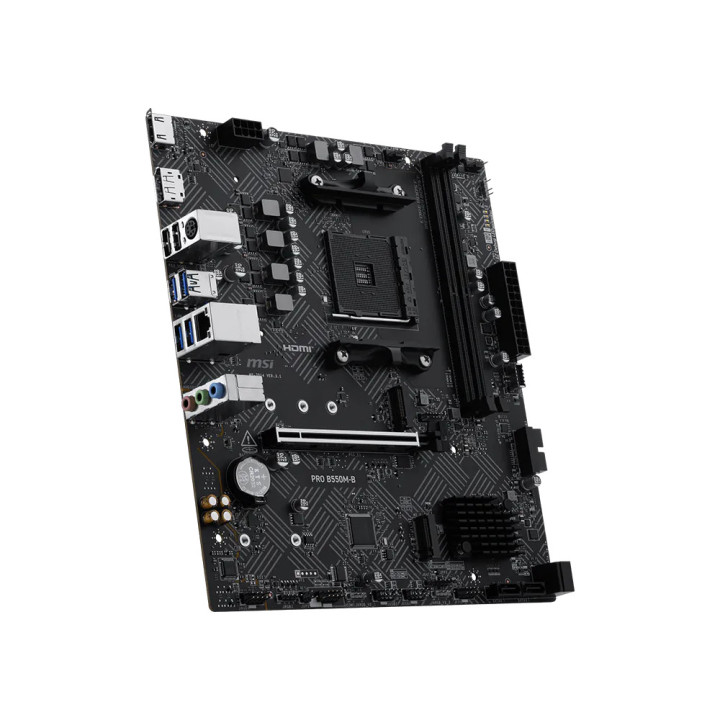 Дънна платка MSI PRO B550M-B, Socket AM4 M-ATX, DDR4 до 4600MHz (OC) - 4