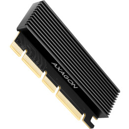 Адаптер AXAGON PCEM2-XS, PCIe 3.0 16x, M.2 NVMe (до 80mm), с охладител - 1