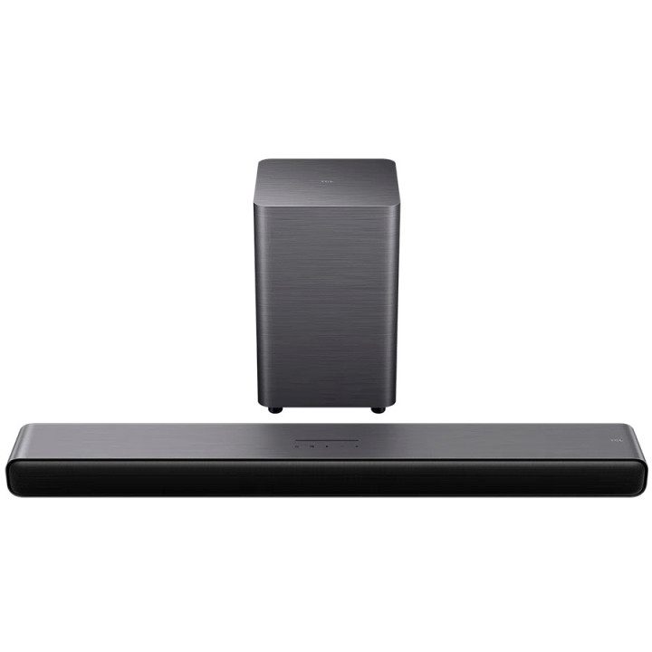 Саундбар със субуфер TCL S55HE, 2.1 канален, 220W, Dolby Atmos, Bluetooth 5.3 - 1