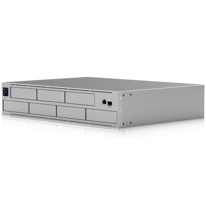 Професионален видеорекордер UBIQUITI UniFi Network Video Recorder Pro, 1U Rack-mount, LCD сензорен екран, 7 устройства, 1 LAN RJ