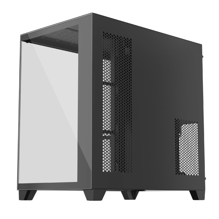 Кутия за компютър 1stPlayer MEGAVIEW MV8 Black, ATX - MV8-TP-BK