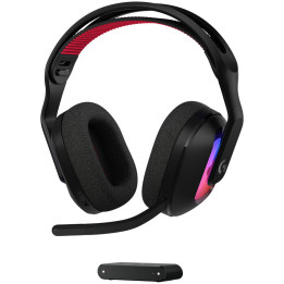 Безжични геймърски слушалки Logitech A20 X, Bluetooth 5.3, 40mm говорители, Detachable микрофон, RGB осветление - 939-002247 - 1