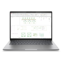 Лаптоп HP ZBook 8 G2i, 14" WUXGA IPS, Intel Core Ultra 7 356H, NVIDIA RTX PRO 500 4GB, 24GB DDR5 5600MHz, 1TB SSD, Windows 11 Pr