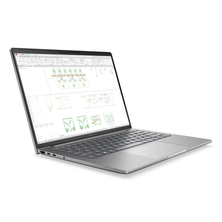 Лаптоп HP ZBook 8 G2i, 14" WUXGA IPS, Intel Core Ultra 7 356H, NVIDIA RTX PRO 500 4GB, 24GB DDR5 5600MHz, 1TB SSD, Windows 11 Pr