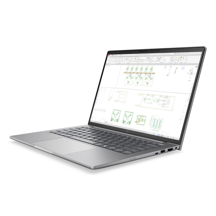 Лаптоп HP ZBook 8 G2i, 14" WUXGA IPS, Intel Core Ultra 7 356H, NVIDIA RTX PRO 500 4GB, 24GB DDR5 5600MHz, 1TB SSD, Windows 11 Pr