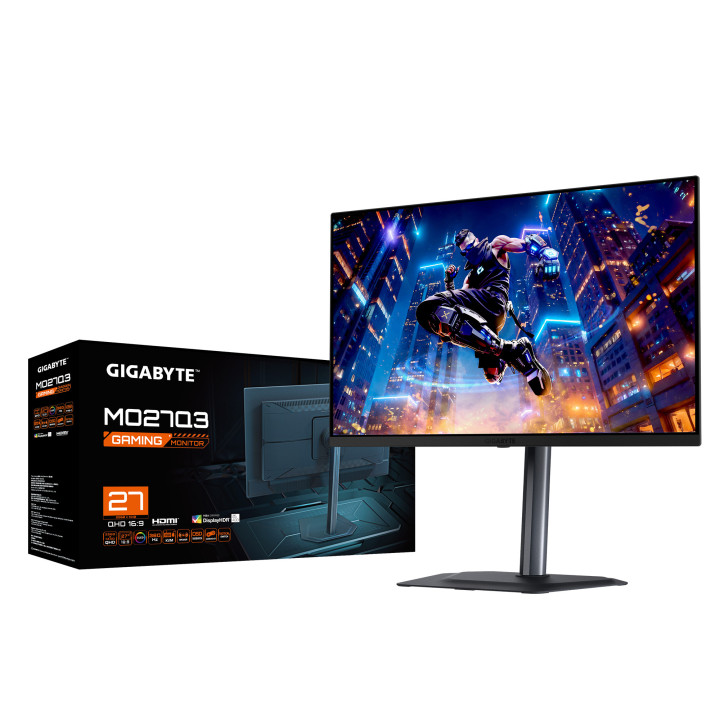 Монитор GIGABYTE MO27Q3, 27" QD-OLED QHD 360Hz - 7