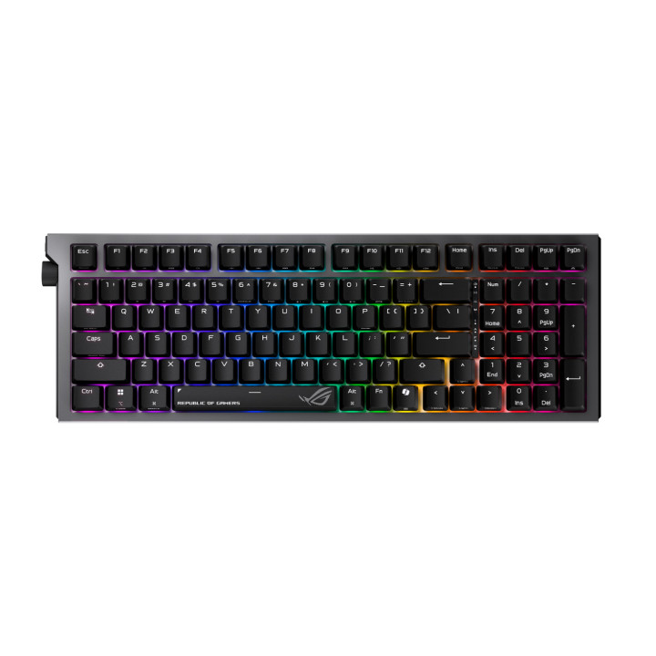 Безжична геймърска клавиатура ASUS ROG Strix Morph 96, ROG NX V2 Hot-Swappable суичове, RGB подсветка, Bluetooth/RF 2.4GHz - 90M