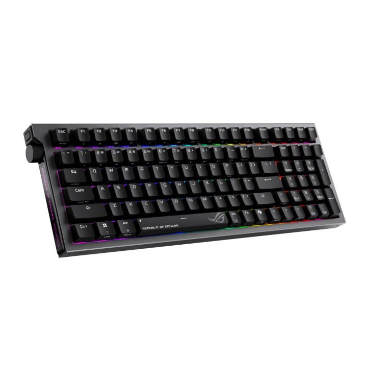 Безжична геймърска клавиатура ASUS ROG Strix Morph 96, ROG NX V2 Hot-Swappable суичове, RGB подсветка, Bluetooth/RF 2.4GHz - 90M
