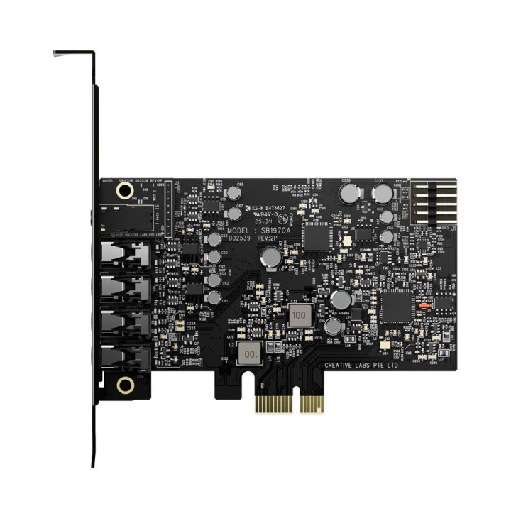 Звукова карта Creative Sound Blaster Audigy FX Pro, 7.1 канала, PCI-Express, 32-битна, 120dB SNR - CREAT-SND-AUD-FX-PRO - 2