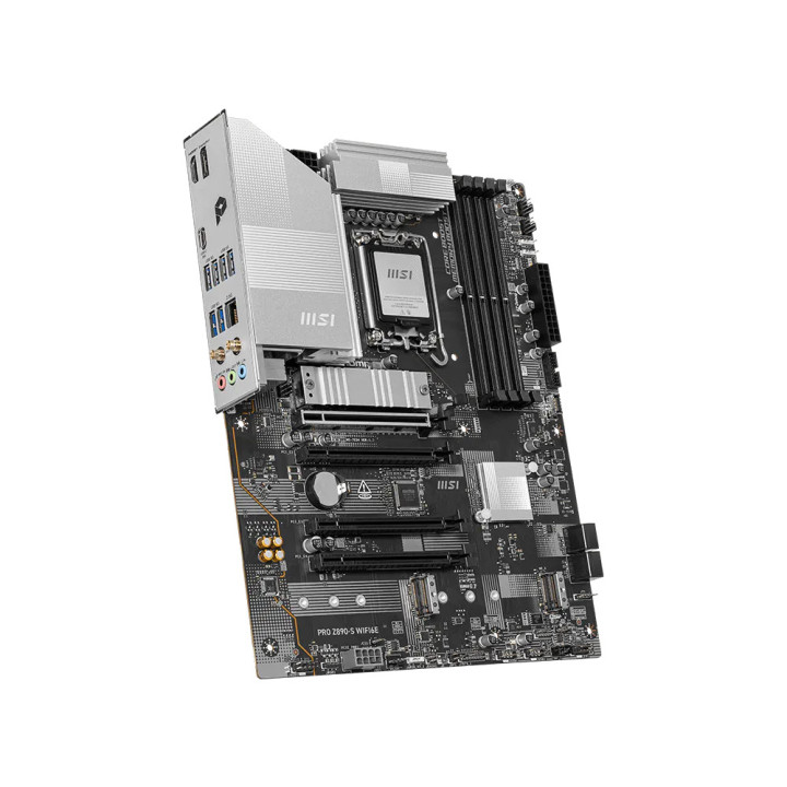 Дънна платка MSI PRO Z890-S WIFI6E, LGA 1851, DDR5 до 8800MHz (OC), 4x PCIe x16, 3x M.2, WiFi 6E - 8