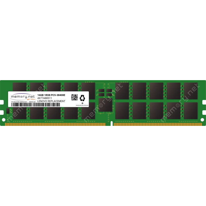 RAM памет Lenovo ThinkSystem 16GB TruDDR5 4800 MHz 1Rx8 ECC UDIMM - 4X77A88511 - 1
