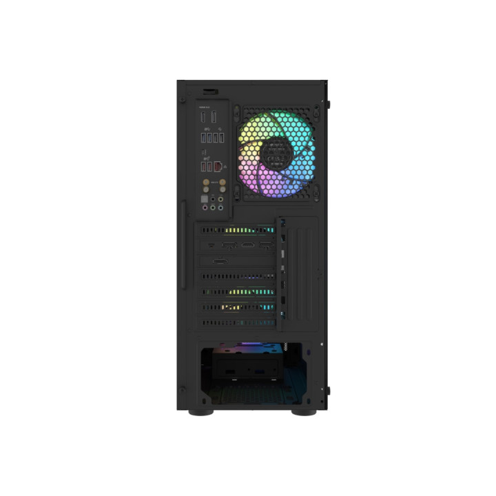 Кутия за компютър FURY Shobo SH8 ARGB Midi Tower, Window, Black - NFO-2402 - 9