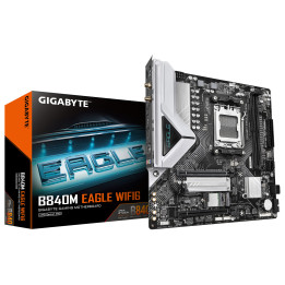 Дънна платка GIGABYTE B840M EAGLE WIFI6, AM5, DR5, 256GB максимум, 4 слота  - 1