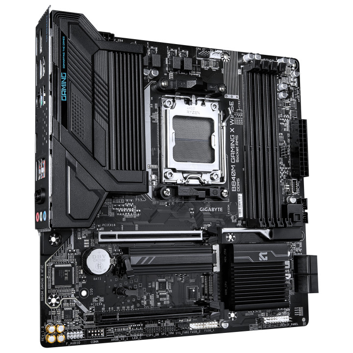Дънна платка GIGABYTE B840M GAMING X WIFI 6E, AM5, DDR5, 256GB, Wi-Fi 6E - 3