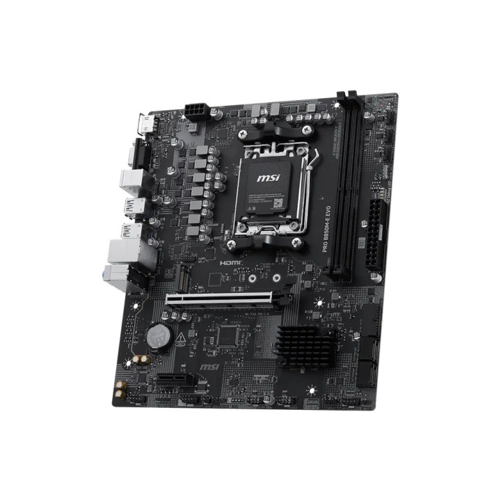 Дънна платка MSI PRO B850M-E EVO, AM5, DDR5 8200MT/s, PCIe 5.0 - 911-7F02-001 - 7