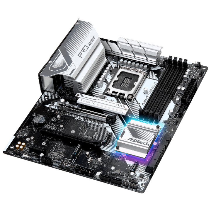 Дънна платка ASROCK Z790 Pro RS, LGA1700, 4xDDR5, 8xSATA3, 4xM.2, 2xPCIEx16, 2xPCIEx1 - 3