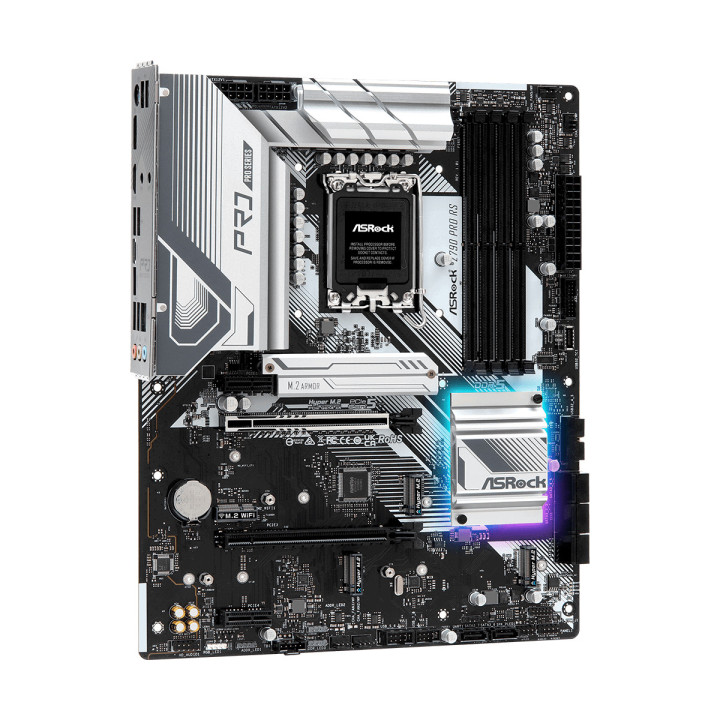 Дънна платка ASROCK Z790 Pro RS, LGA1700, 4xDDR5, 8xSATA3, 4xM.2, 2xPCIEx16, 2xPCIEx1 - 4