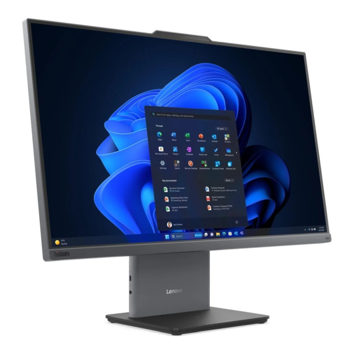 All in One компютър Lenovo ThinkCentre Neo 50a 24 G6, 23.8" Full HD IPS, Intel Core Ultra 7 265V, 16GB LPDDR5X, 512GB SSD, Free 